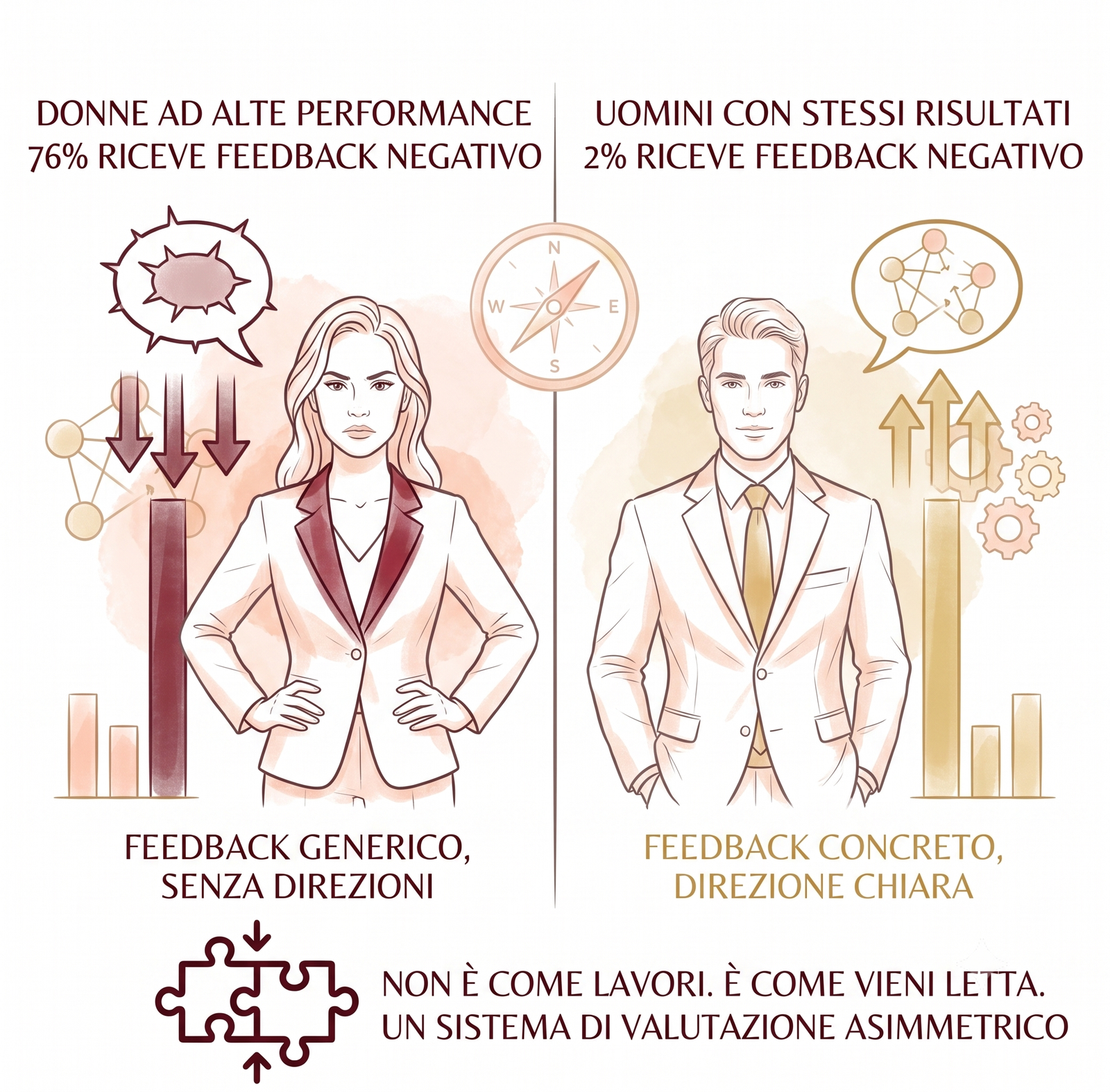 Feedback negativi alle donne: cosa dice davvero la ricerca